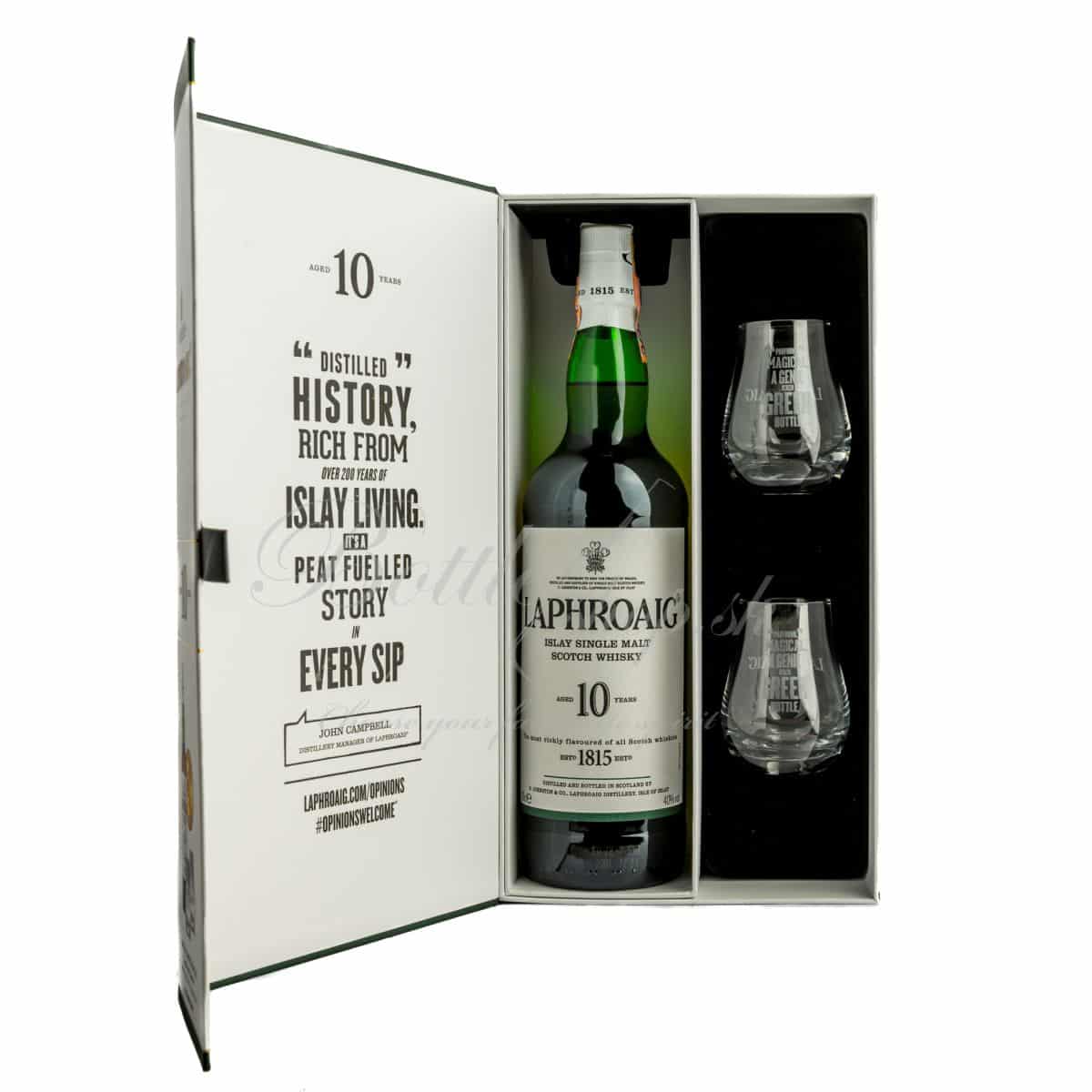 Laphroaig 10 YO + Poháre 0,7l