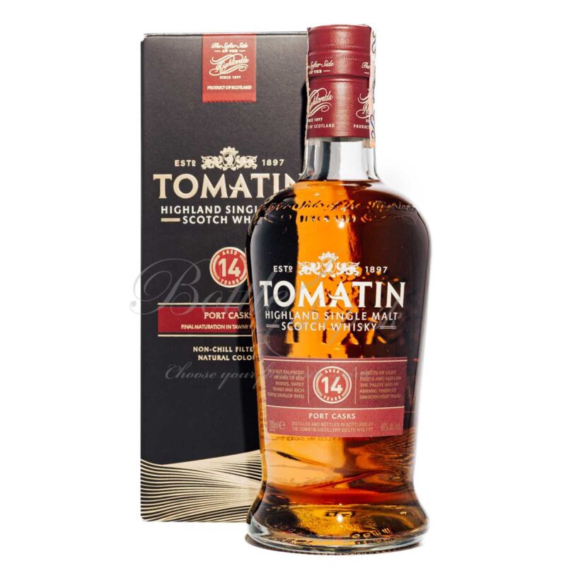 TOMATIN 14 YO PORT WOOD FINISH 0,7 L