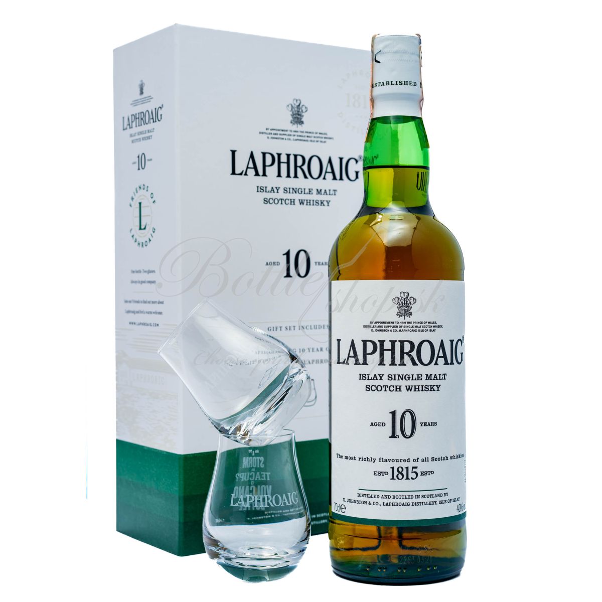Laphroaig 10 YO + Poháre 0,7l