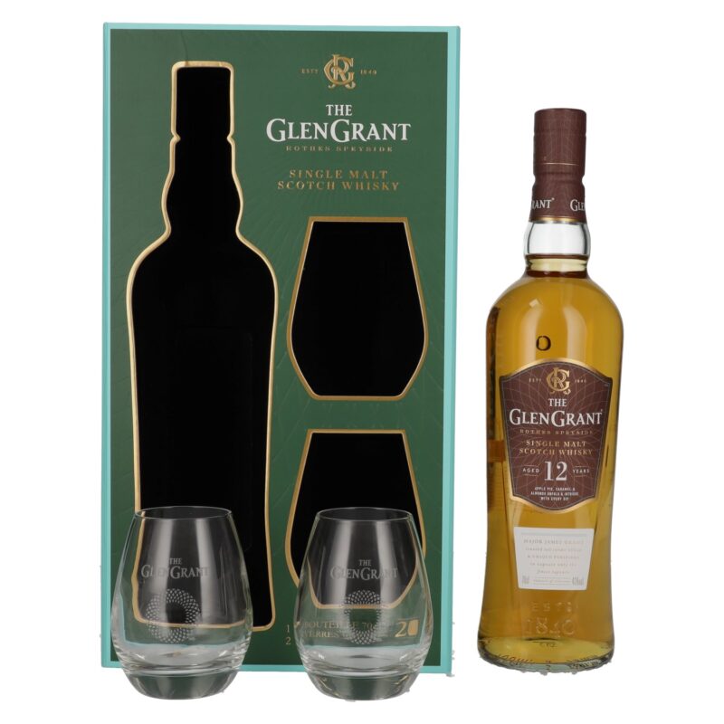 Glen Grant 12YO + 2 pohare 0,7l