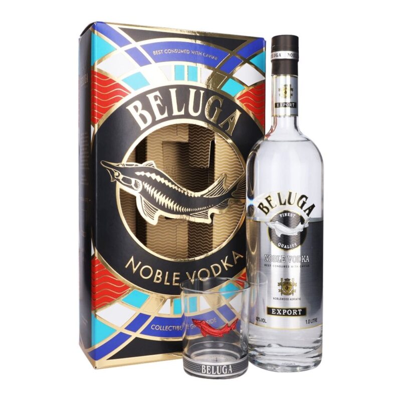 Beluga Noble Vodka + High Ball Glass 1l